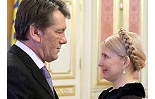 Ющенко поговорит с Тимошенко о футболе