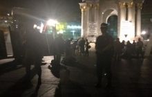 На Майдане Независимости неизвестные снесли палатки