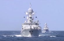 Минобороны РФ обнародовало видео ударов по Сирии с боевых кораблей
