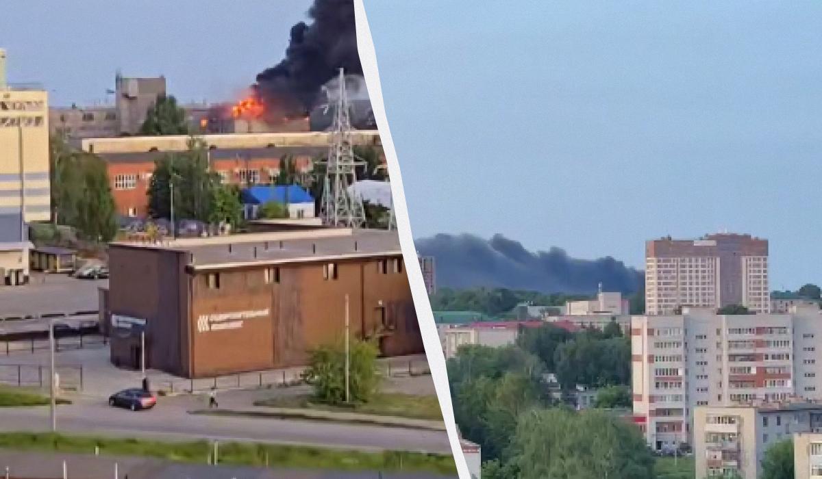 Дроны поразили завод по выпуску антенн для дронов и ракет / коллаж УНИАН, скриншот Дроны поразили завод по выпуску антенн для дронов и ракет / коллаж УНИАН, скриншот